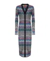 Missoni Crochet-knit Wool Cardigan In Multicolor