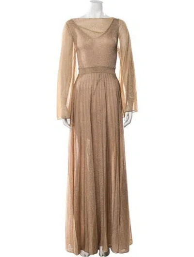 Pre-owned Missoni Patterned Long Dress