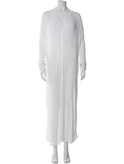 Pre-owned Missoni Patterned Long Dress In Neutrals