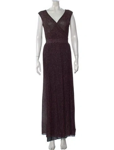 Pre-owned Missoni Patterned Long Dress W/ Tags