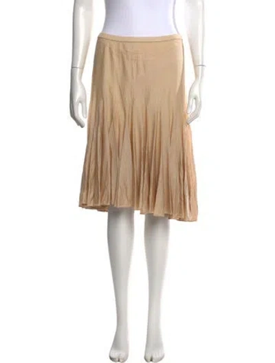 Pre-owned Missoni Patterned Midi Length Skirt In Neutrals