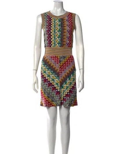 Pre-owned Missoni Patterned Mini Dress