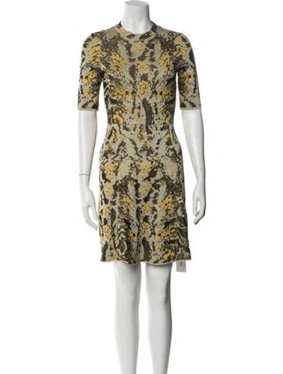Pre-owned Missoni Patterned Mini Dress In Multi