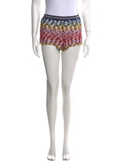 Pre-owned Missoni Patterned Mini Shorts