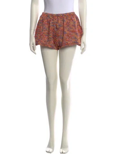 Pre-owned Missoni Patterned Mini Shorts In Multi