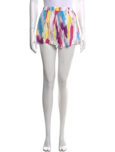 Pre-owned Missoni Patterned Mini Shorts In Neutrals