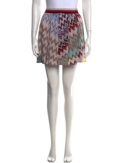 Pre-owned Missoni Patterned Mini Skirt