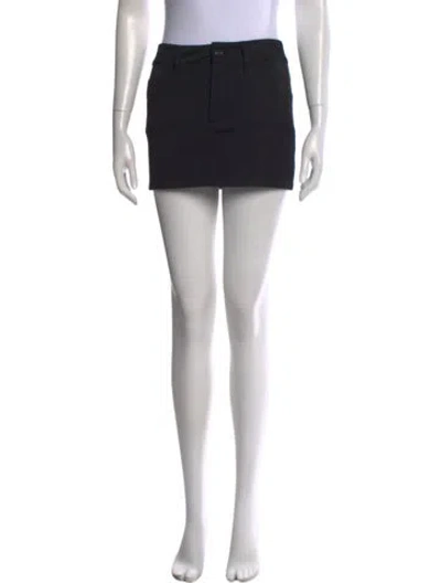 Pre-owned Missoni Patterned Mini Skirt In Black