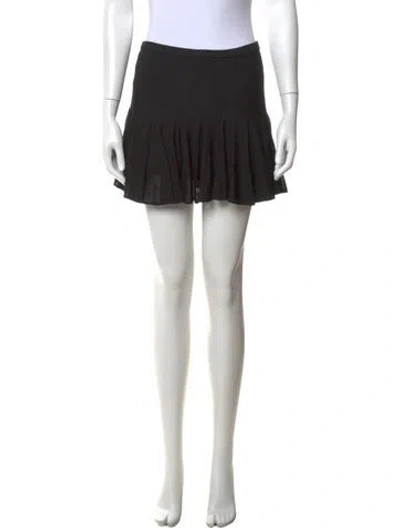 Pre-owned Missoni Patterned Mini Skirt In Black