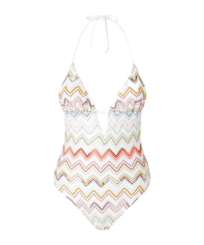 MISSONI PATTERNED ONE-PIECE SWIMSUIT