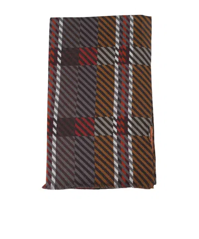 Missoni Checked Fringed Scarf In Multi