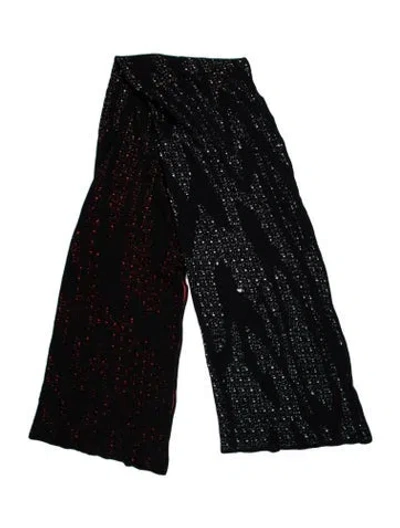 Pre-owned Missoni Patterned Scarf In Red