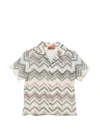 Missoni Patterned Short-sleeve Shirt In Multi