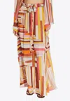 Missoni Patterned Silk Skirt