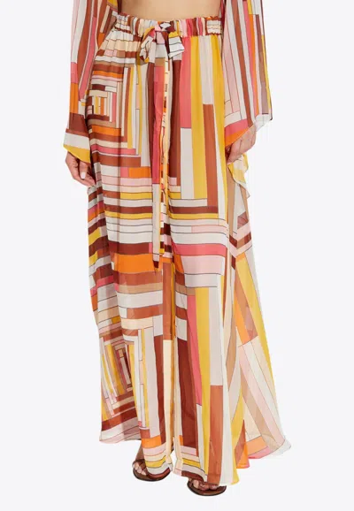Missoni Patterned Silk Skirt