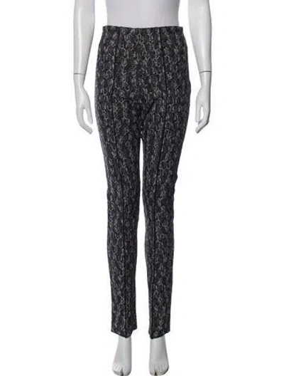 Pre-owned Missoni Patterned Skinny Leg Pants In Multicolor