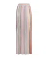 Missoni Long Skirt Light Tones Multicolor In Gray