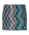 Missoni Zigzag Wool-cotton Mini Skirt In Multicolor