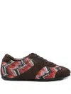 Missoni Patterned Suede Trainers