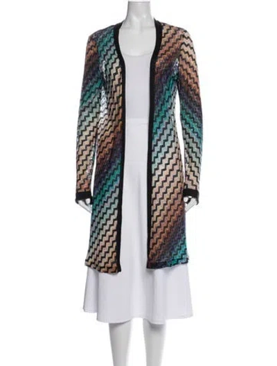 Pre-owned Missoni Patterned Sweater In Black