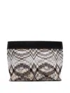 Missoni Patterned Trim Shoulder Bag In Multi