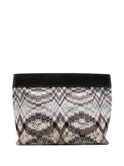 Missoni Patterned Trim Shoulder Bag In Multi