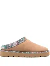 Missoni Patterned-trim Slippers In Multi