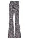 Missoni High-waist Flared Trousers In Multicolor