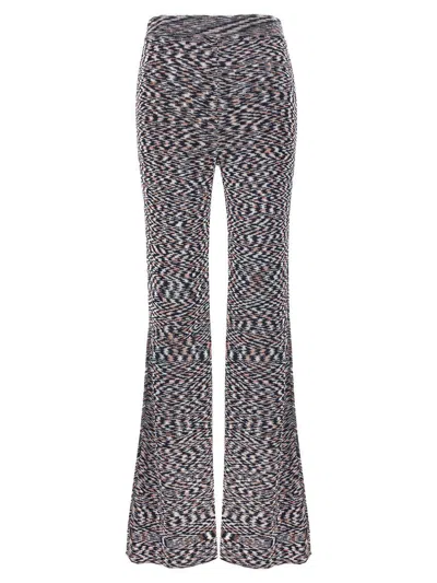 Missoni Patterned Trousers In Multicolor