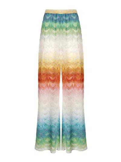 Missoni Cover-up Trousers In Shaded Lame Viscose In Multi