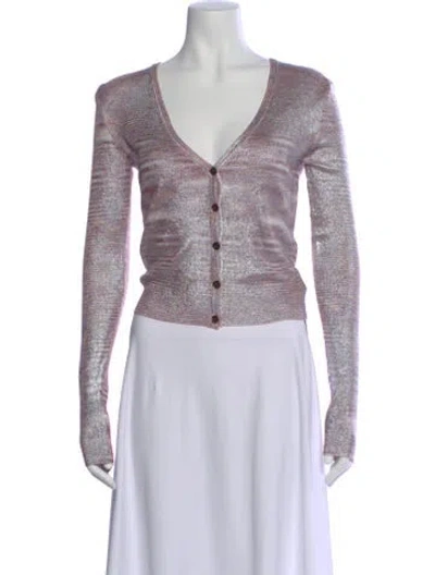 Pre-owned Missoni Patterned V-neck Sweater