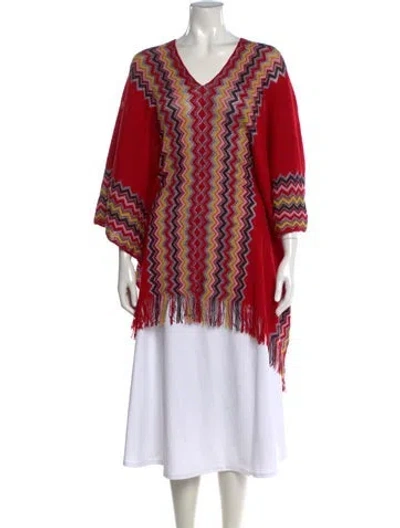 Pre-owned Missoni Patterned V-neck Sweater