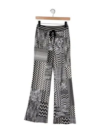 Pre-owned Missoni Patterned Wide Leg Pants In Multi
