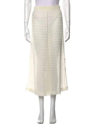 Pre-owned Missoni Patterned Wide Leg Pants In Neutrals