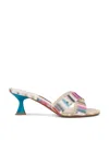Missoni Paula Mule In Stripes Mare Chiaro