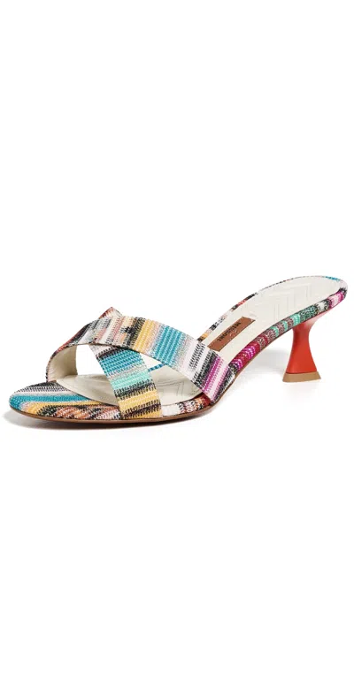 Missoni Paula Sandals Raschel Stripes Mare