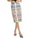 Missoni Pencil Skirt In White