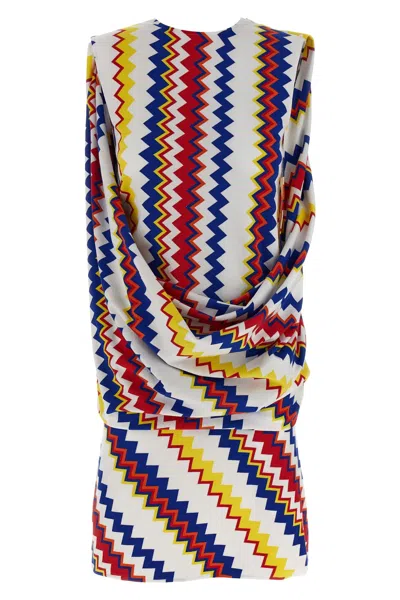 MISSONI MISSONI PEPLOS DRESS