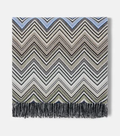 Missoni Perseo Zigzag Wool And Cashmere Throw In Multi