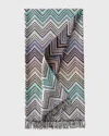 Missoni Perseo Throw In Blue Multi