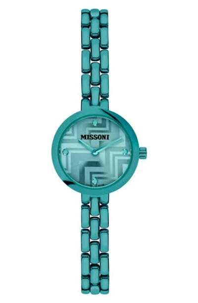 Missoni Petite Bracelet Watch, 25mm In Green