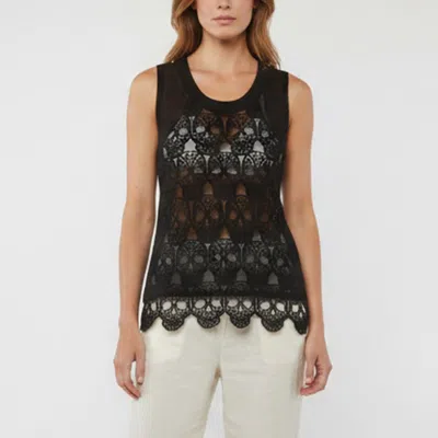 Pre-owned Missoni Philipp Plein Couture Black Jersey Sheer Tank Top M