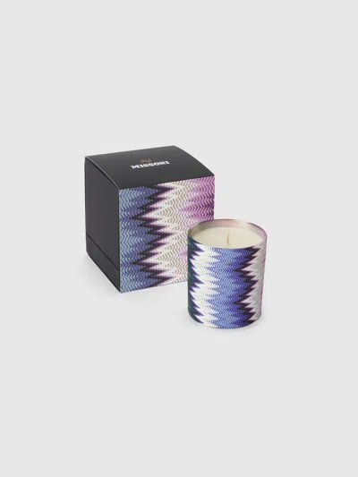 Missoni Phrae Scented Candle In Decorated Glass In Multi