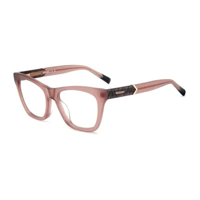Missoni Pink Acetate Glasses (frames) In Brown