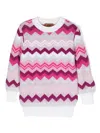 Missoni Signature Zigzag-print Knit Jumper In Multicolour