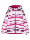 Missoni Zigzag-pattern Hooded Jacket In Multicolour