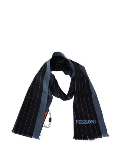 Missoni Pinstripe-pattern Scarf In Multi
