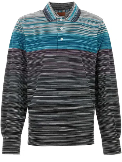 MISSONI PIQUÉ-WEAVE POLO SHIRT