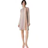 Missoni Sequin-embellished Pleated Dress In Multicoloured 1