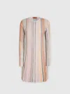 Missoni Sequin-embellished Pleated Dress In Multicoloured